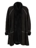 Vintage Vintage Black Shearling