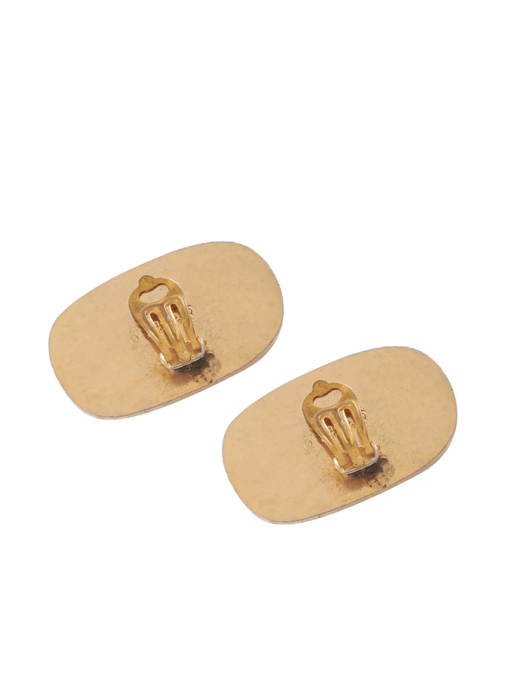 Roberta Di Camerino Enameled Clip-on Earrings