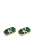 Roberta Di Camerino Enameled clip-on earrings - Gold