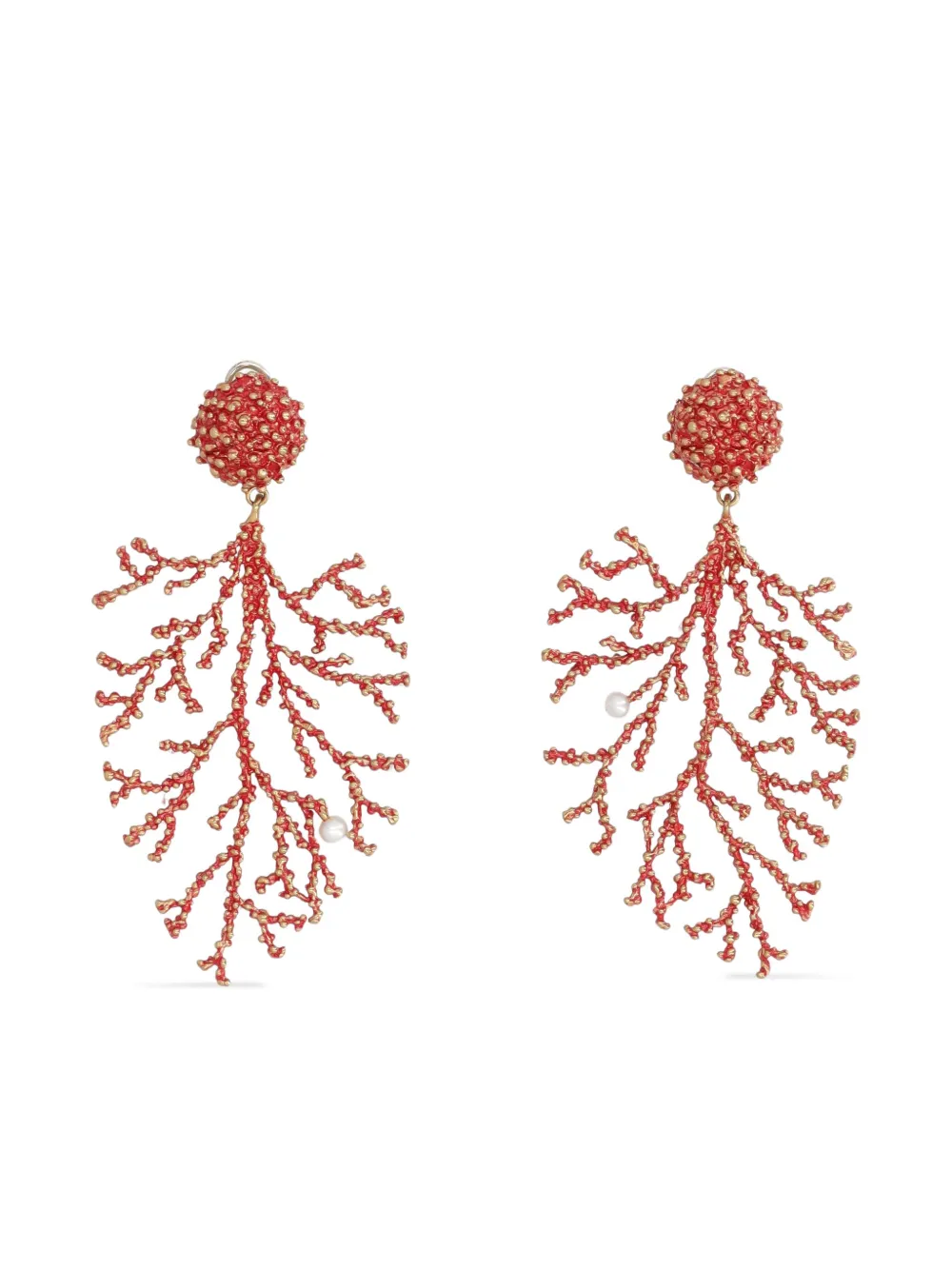 Daniela De Marchi coral earrings
