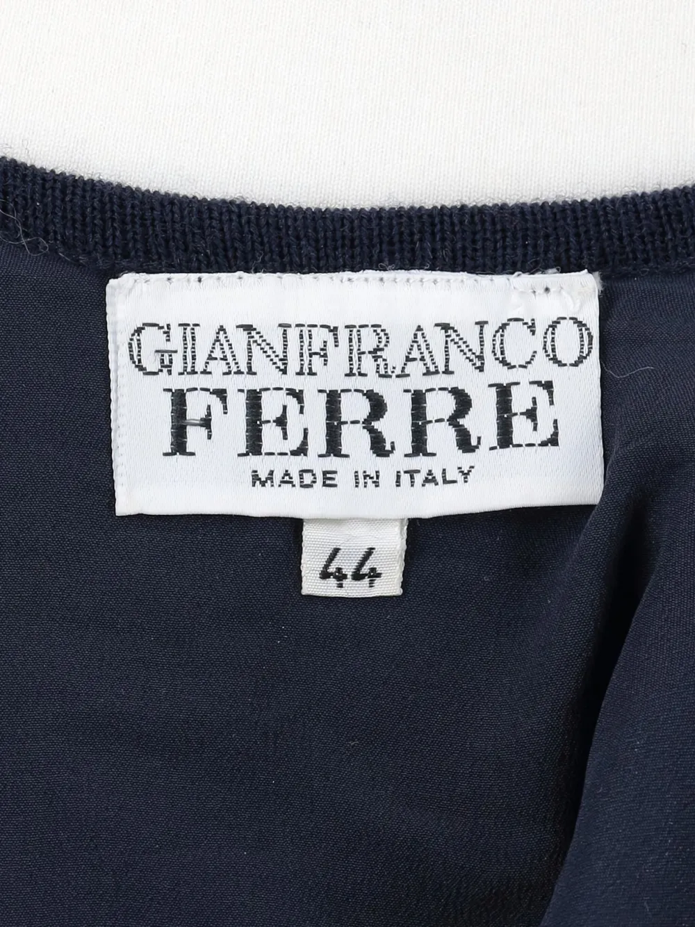 Pre-owned Gianfranco Ferre Bead-detailing Suit In Blue