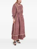 Fiorucci Vintage 1970s check-pattern dress - Red