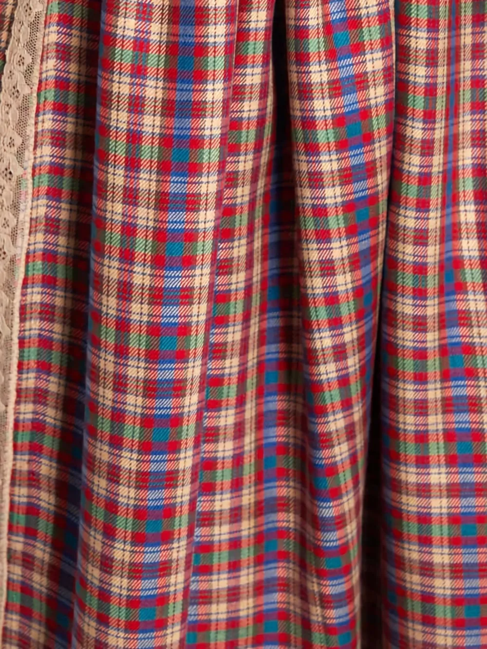Pre-owned Fiorucci Vintage 1970s Check-pattern Dress
