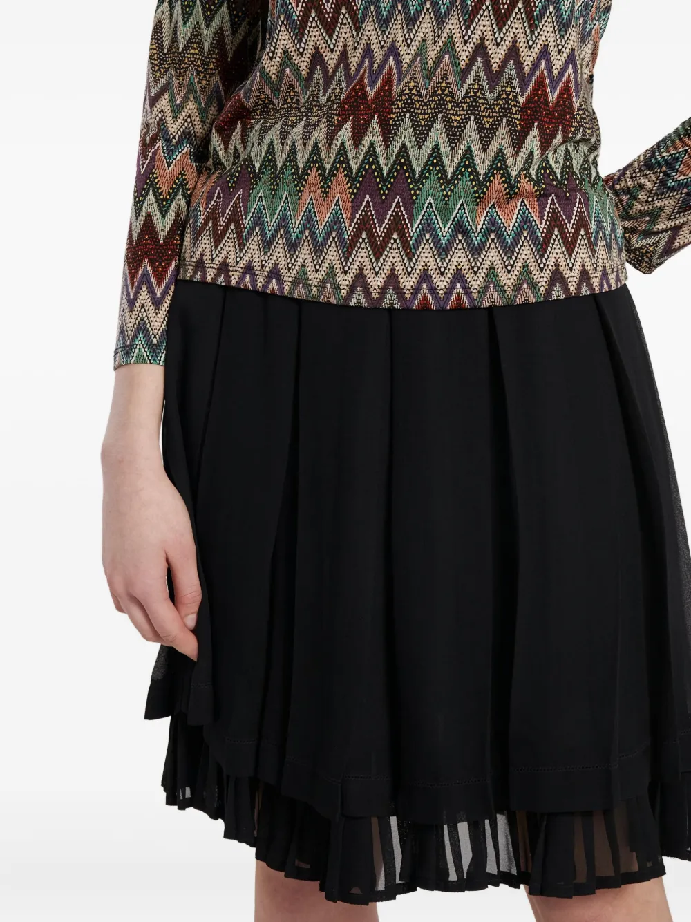 Pre-owned Sportmax Vintage 2000s  Pleated Skirt