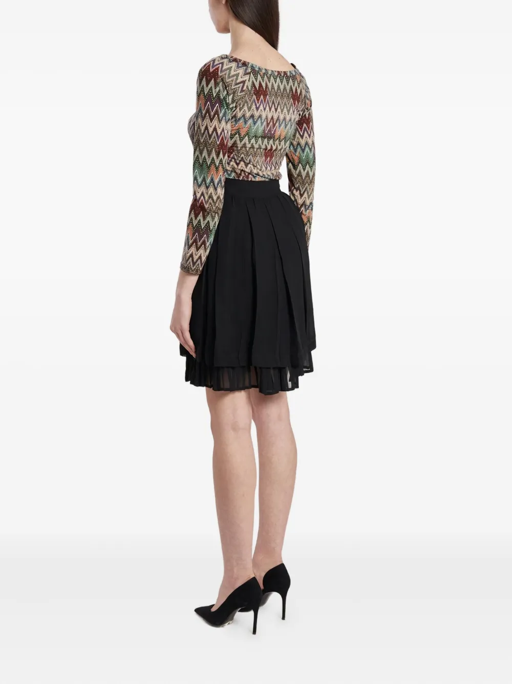 Pre-owned Sportmax Vintage 2000s  Pleated Skirt