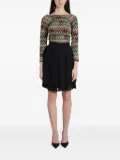 Sportmax Vintage 2000s pre-owned pleated skirt - Black