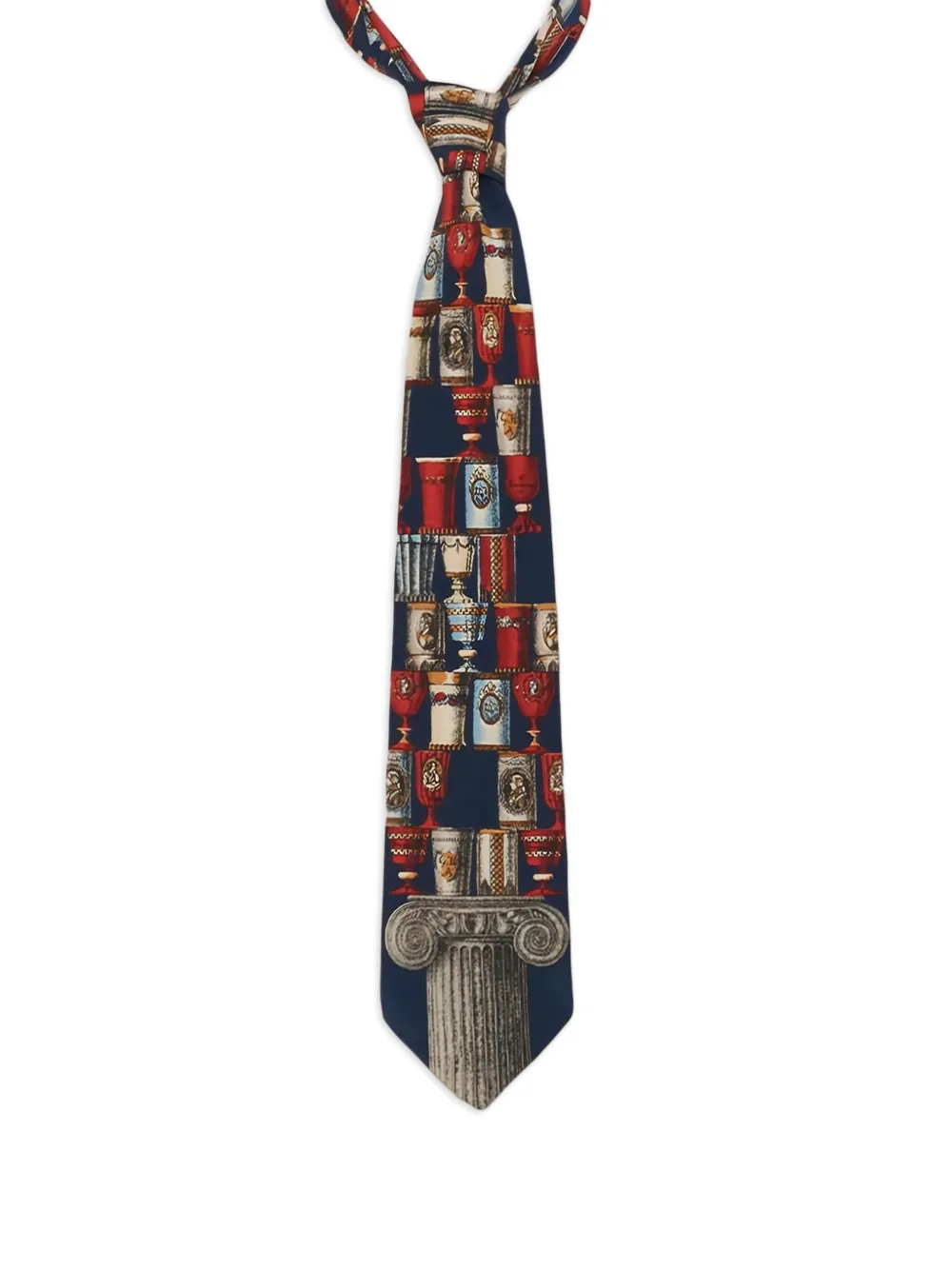 Fornasetti Pre-Owned Zijden stropdas | Blauw | Image 1
