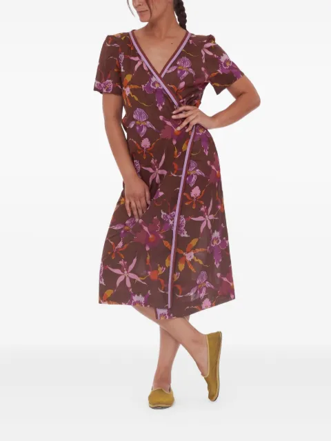 Ken Scott Vintage 1970 floral-print dress