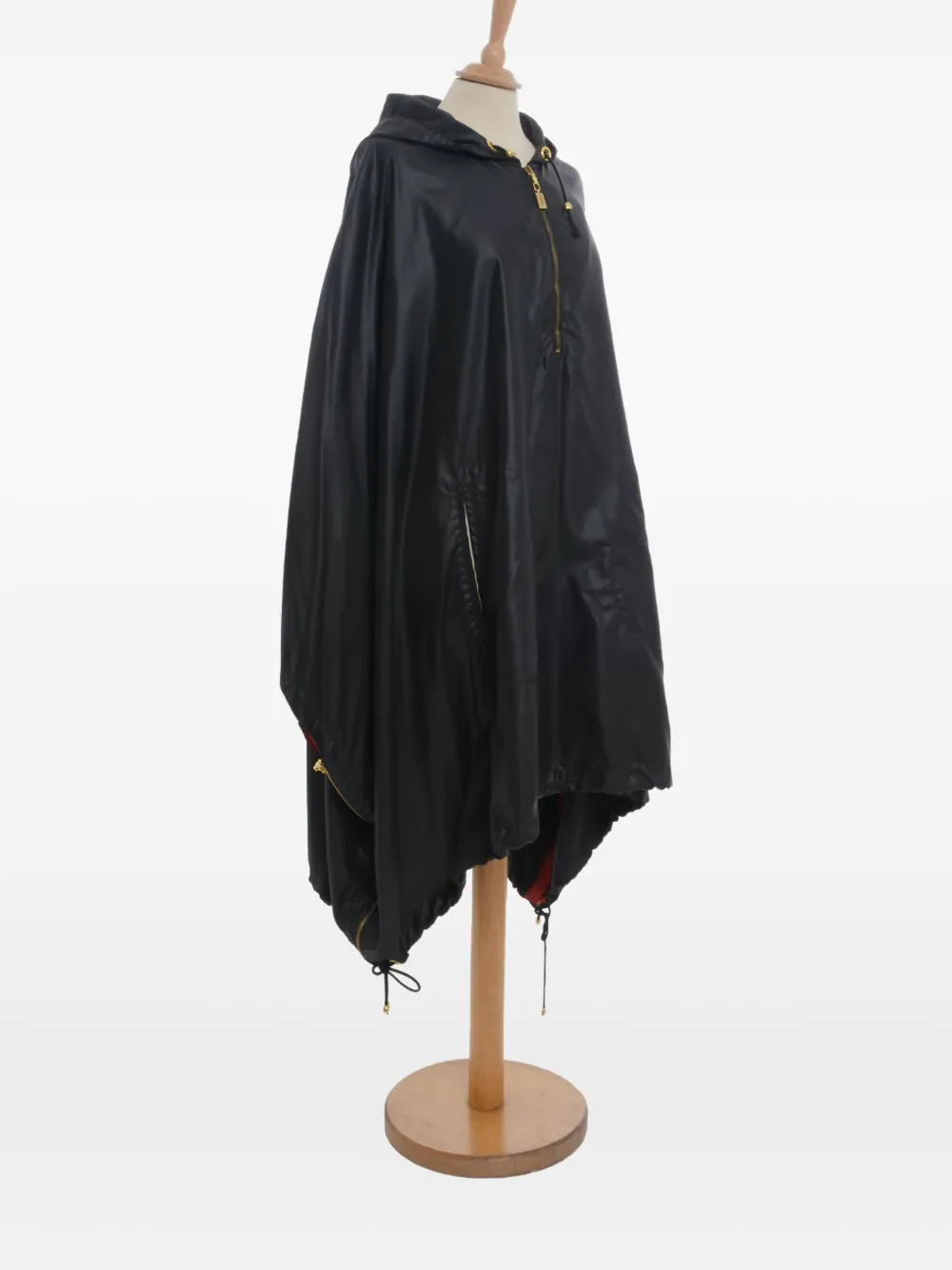 Gianfranco Ferré Pre-Owned 1980s logo-engraved coat - Blauw