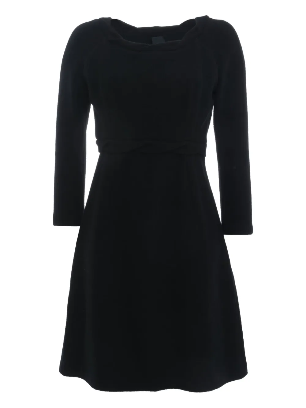 Aspesi Vintage robe en laine à coupe mi-longue | noir | Image 1