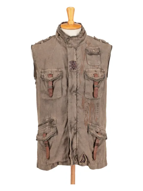Vintage distressed vest 