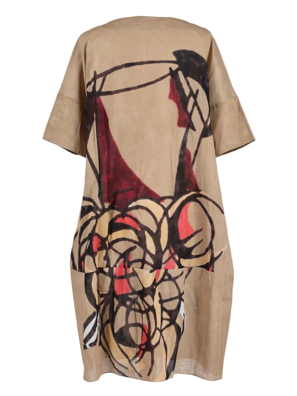 Marni Pre-Owned 2000s Midikleid mit grafischem Print | Image 2