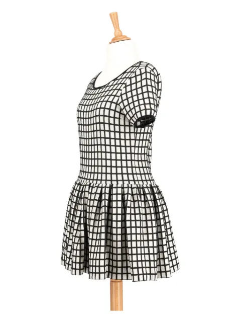 ANNIE P check-pattern dress