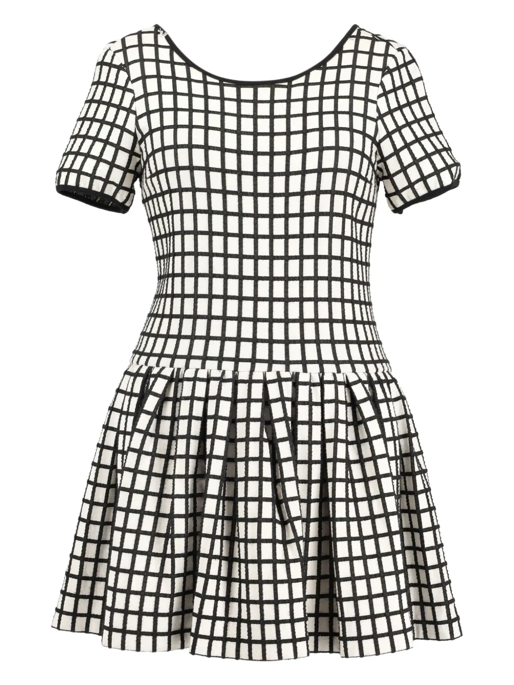 ANNIE P check-pattern dress | blanco | Image 1