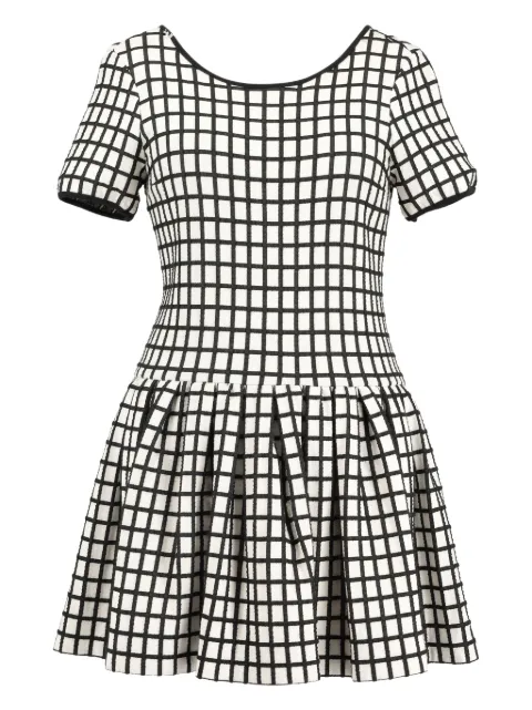 ANNIE P check-pattern dress