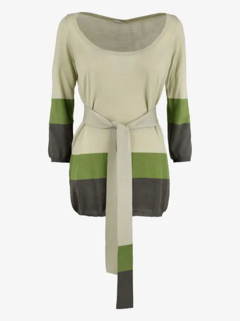 Malo pre-owned belted sweater 