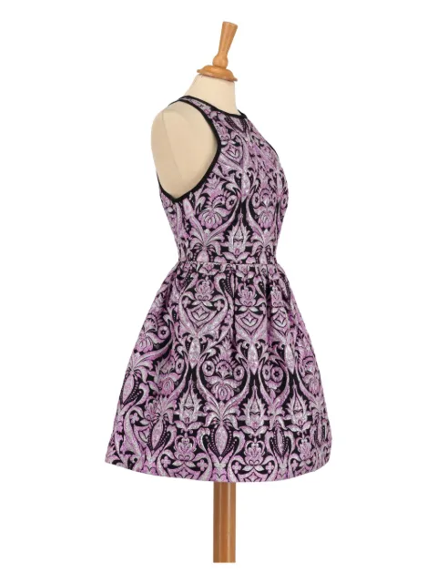 Manoush Pre-Owned patterned-jacquard lurex dress