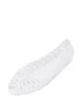 American Retro 2010 peep-toe ballet flats - White