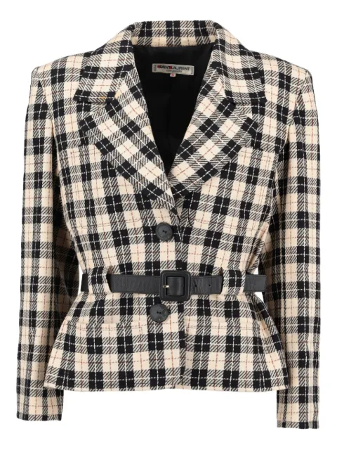 Saint Laurent Pre-Owned belted jacket