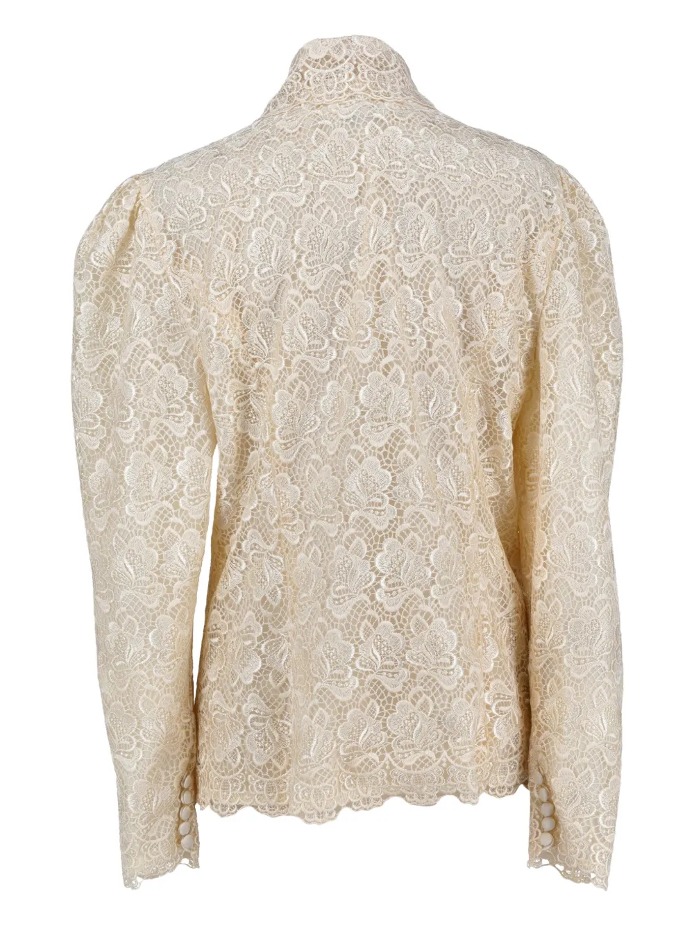 Vintage pre-owned floral-lace jacket | Image 2