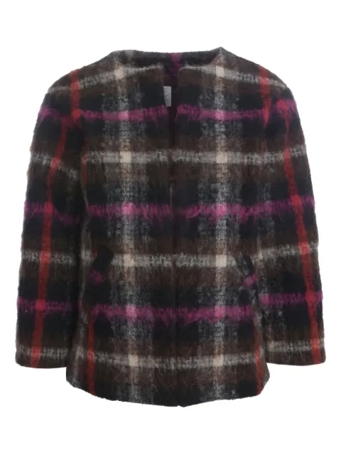 Stella Jean Vichy check-patterned jacket