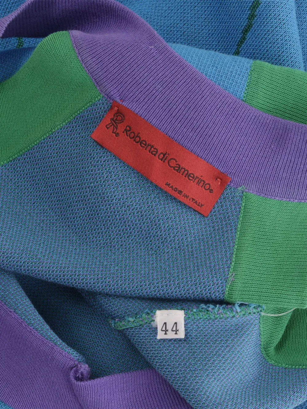 Roberta di Camerino Pre-Owned 1970s midi-jurk met ceintuur - Blauw