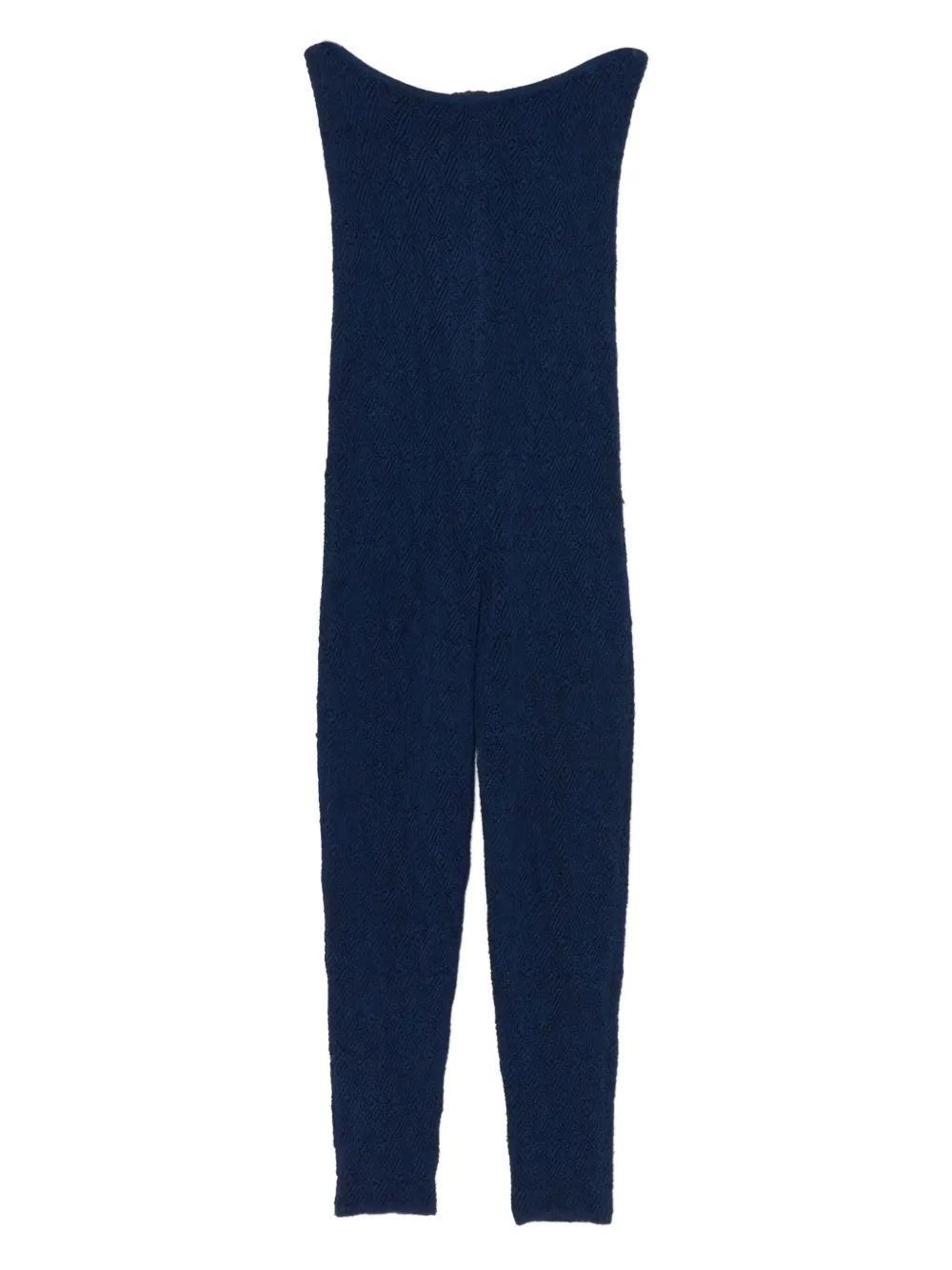 Krizia Pre-Owned 1990s sleeveless jumpsuit | Blue | Image 1
