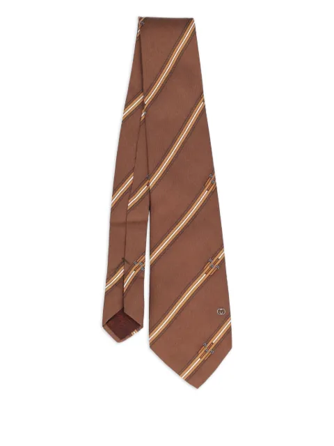 Gucci Pre-Owned diagonal-striped tie
