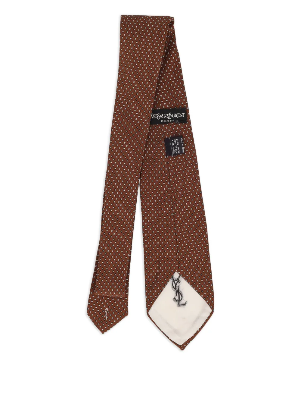 Saint Laurent Pre-Owned polka dot-print tie | Image 2
