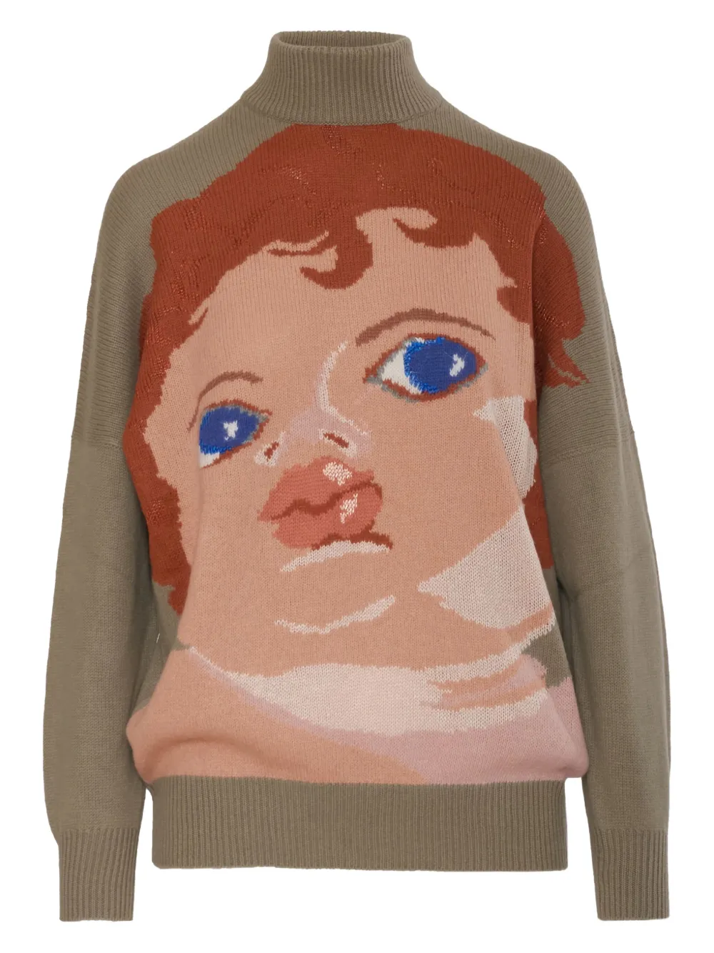 Krizia Pre-Owned patterned sweater | marrón | Image 1