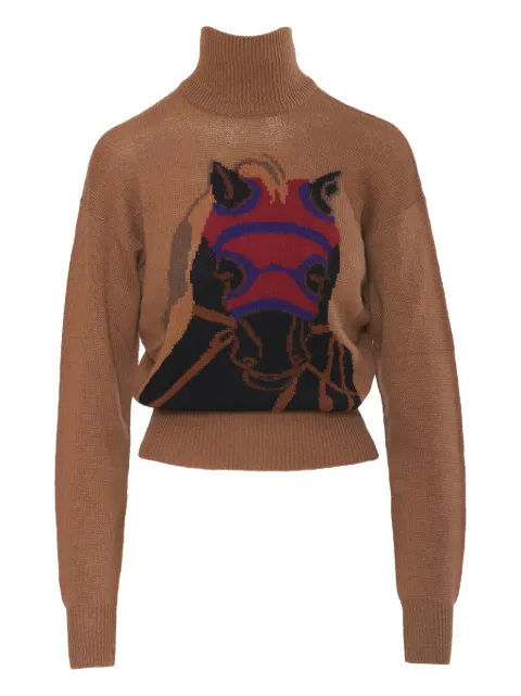 Krizia Pre-Owned Horse sweater