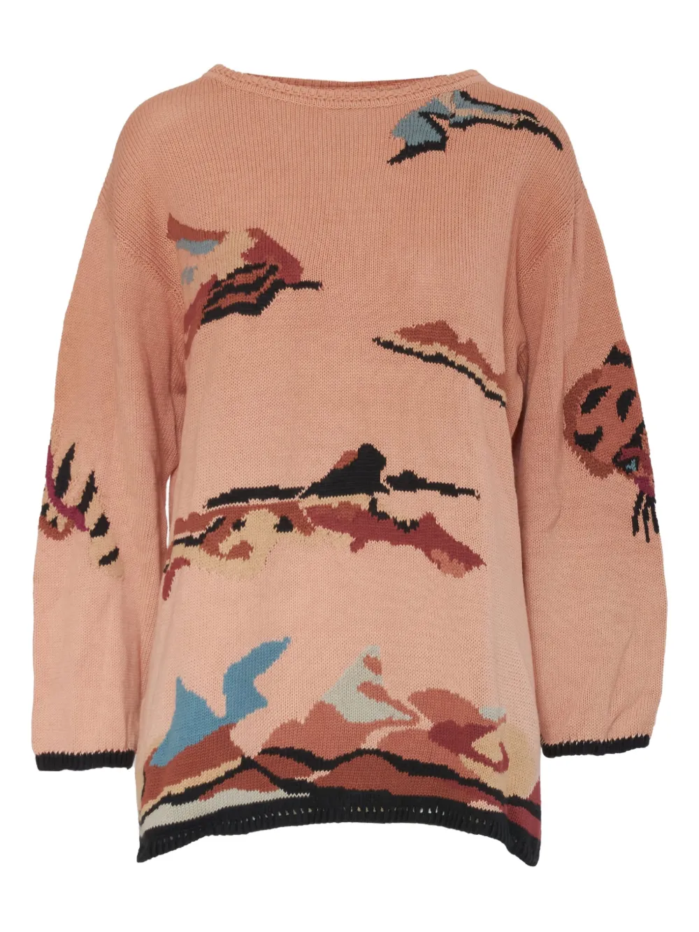 Krizia Pre-Owned patterned sweater | rosado | Image 1