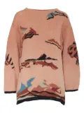 Krizia Pre-Owned patterned sweater - Pink
