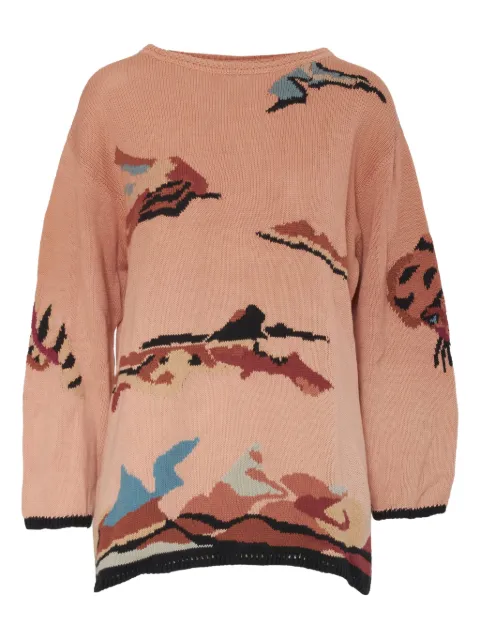 Krizia Pre-Owned patterned sweater 