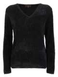 Fendi Pre-Owned lurex-detail sweater - Black