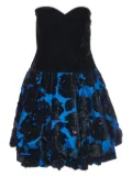 Mario Borsato Vintage pre-owned floral-print dress - Black