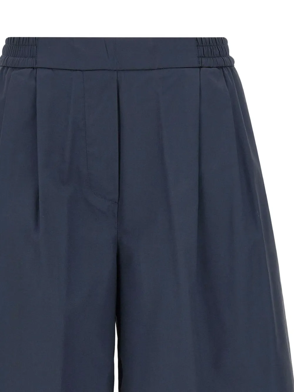 kaos Popeline katoenen shorts Blauw