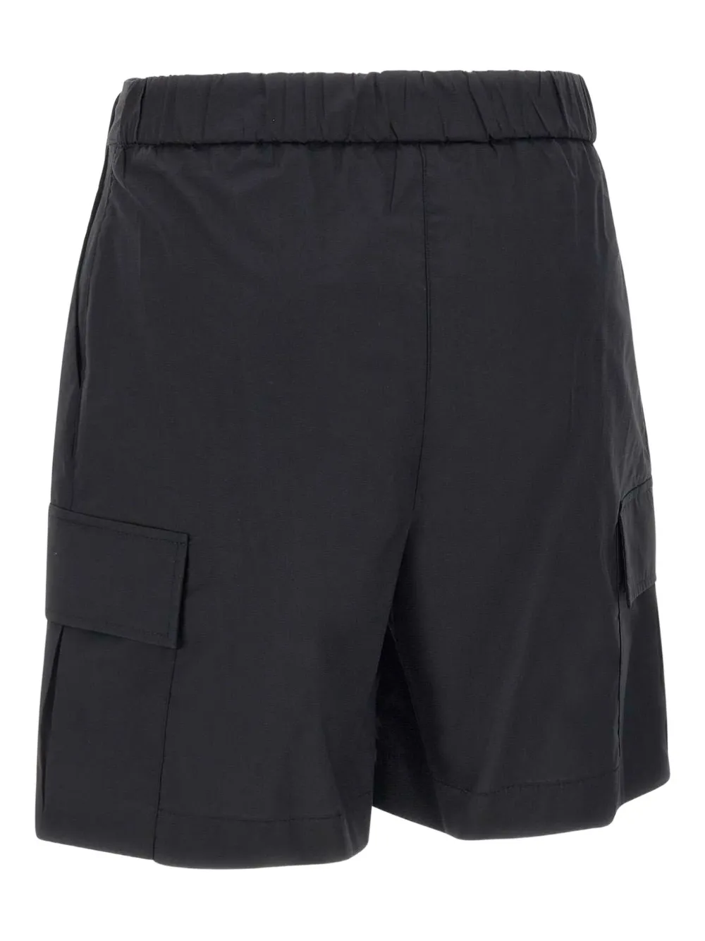 kaos Popeline katoenen shorts Zwart