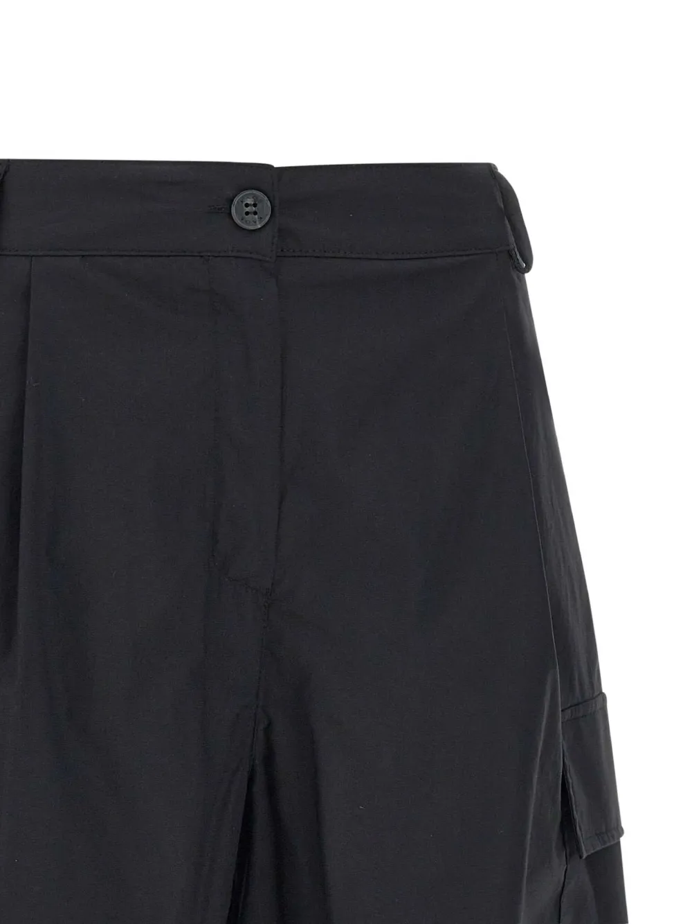 kaos Popeline katoenen shorts Zwart