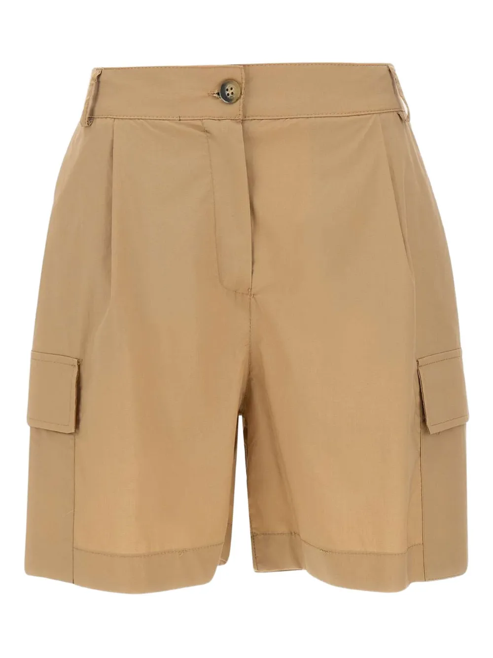 pleated cargo shorts