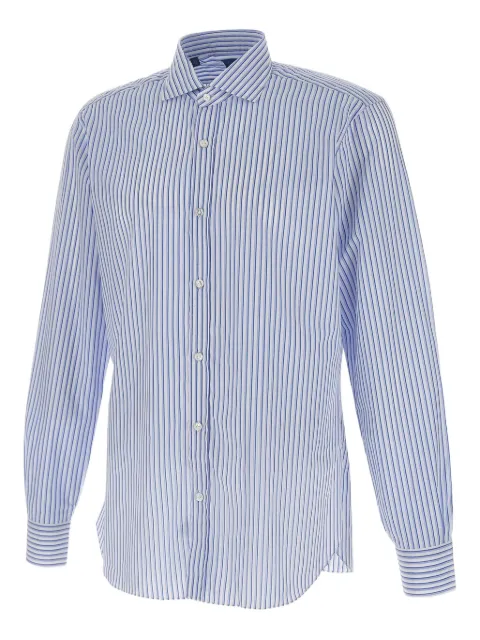 Barba striped button-up shirt
