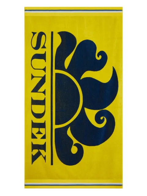 Sundek graphic-print beach towel
