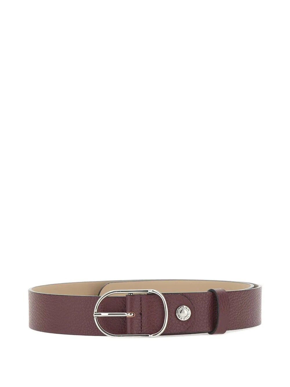 GIANNI CHIARINI オーバルバックル レザーベルト - レッド GIANNI CHIARINI オーバルバックル レザーベルト - レッド