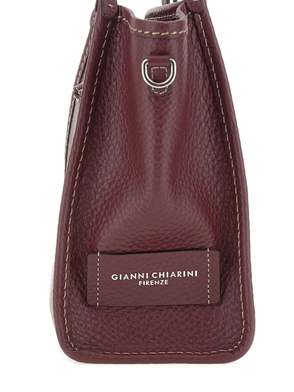 MARCELLA CLUB leren shopper met geknoopt detail Rood