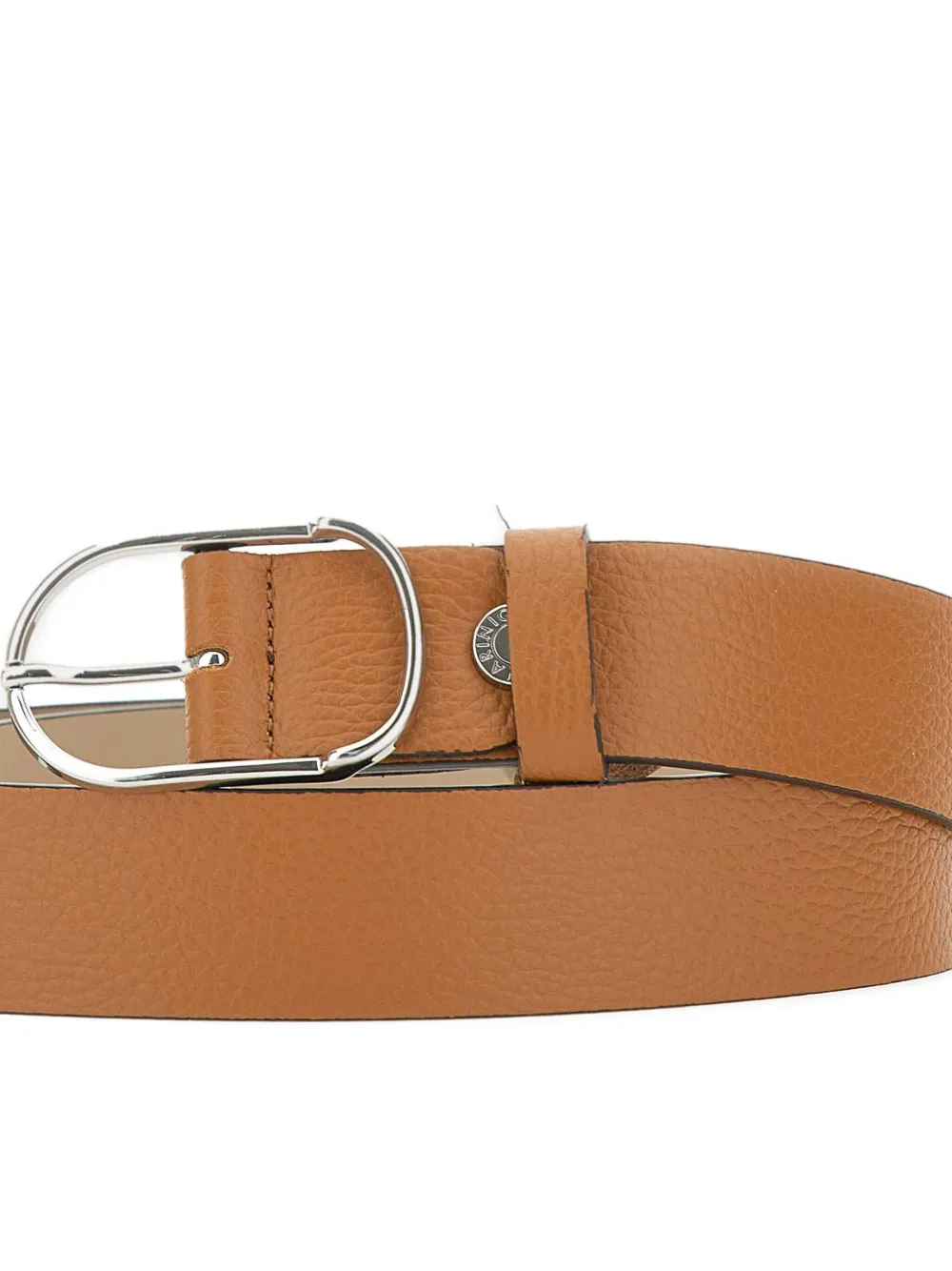 GIANNI CHIARINI Riem met ovalen gesp Bruin