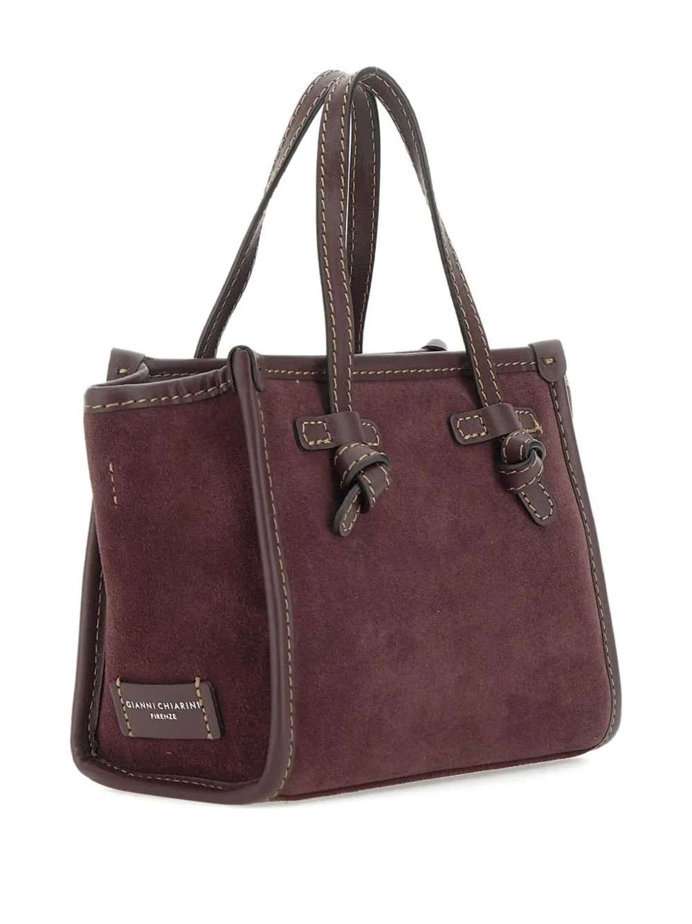 MARCELLA CLUB Suède shopper Bruin