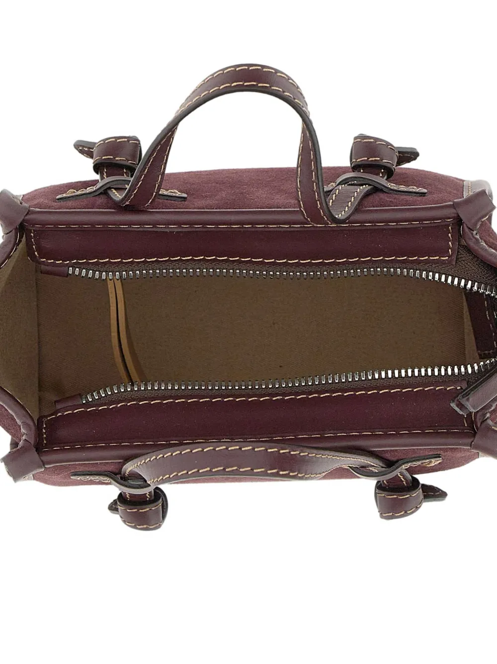 MARCELLA CLUB Suède shopper Bruin