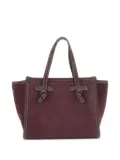 MARCELLA CLUB suede tote bag - Brown