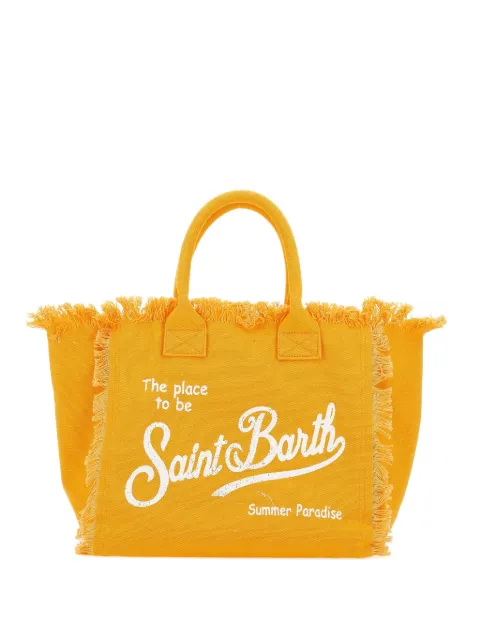 MC2 Saint Barth Vanity fringed logo tote bag
