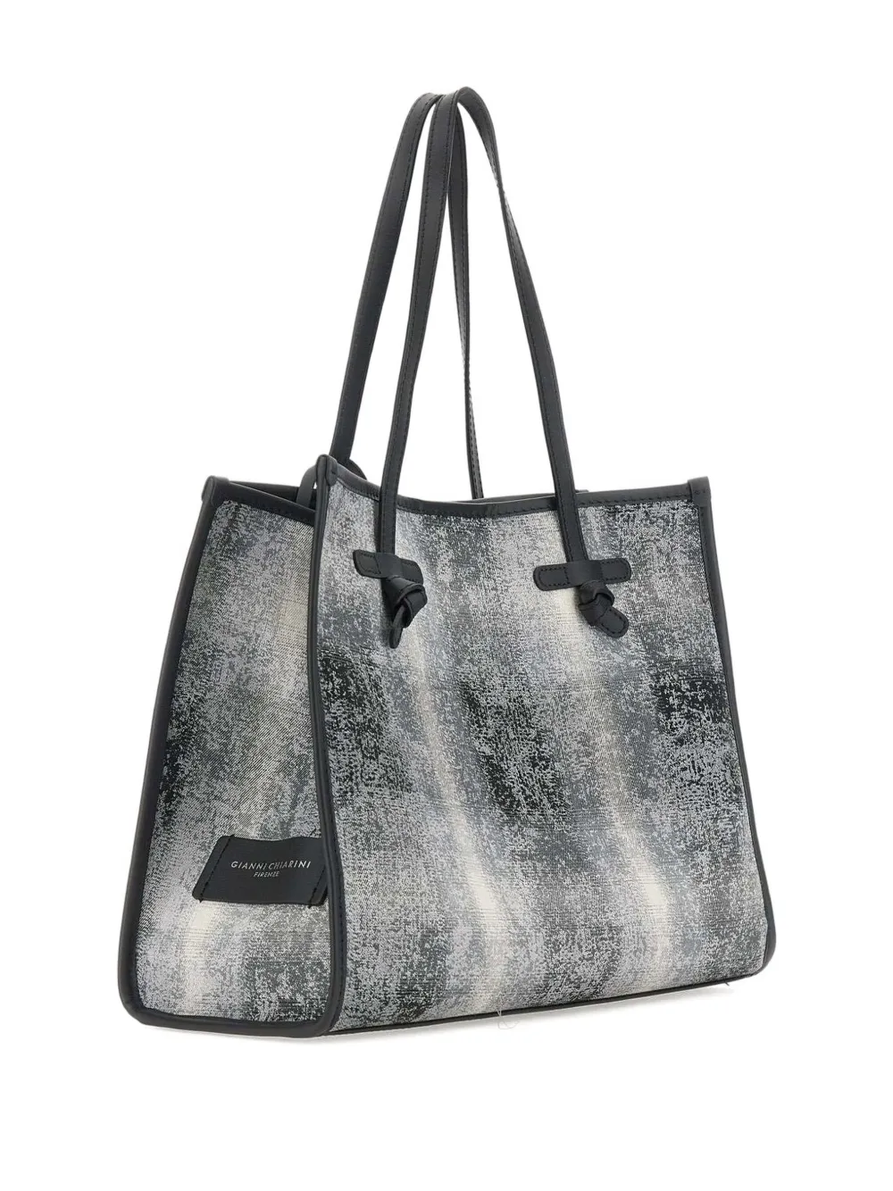 GIANNI CHIARINI Marcella shopper met geknoopt detail Zwart
